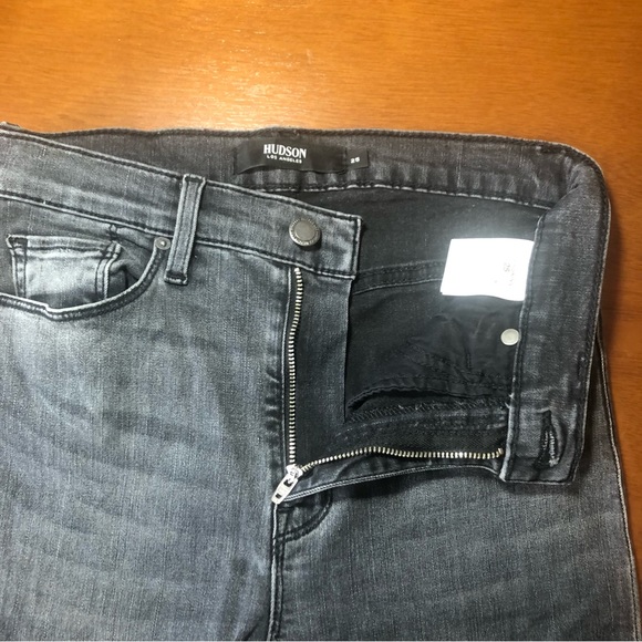Hudson Dark Grey Barbara Super Skinny Jeans - Picture 8 of 13